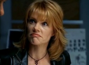 Catherine Willows pissed off
